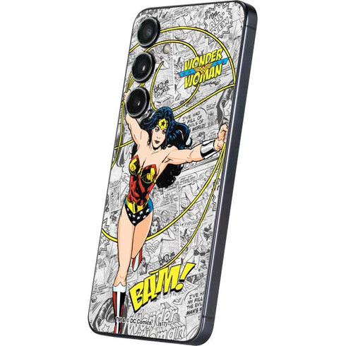 DC Comics Wonder Woman Classic Action Pose Galaxy S25 Skin